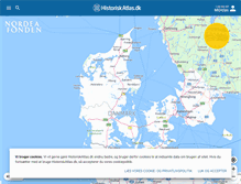 Tablet Screenshot of beta.historiskatlas.dk